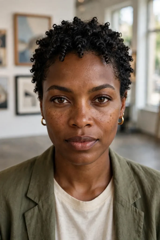 13 Natural Hairstyle Ideas, From Embracing Shrinkage to Showing Off Your Length 3 02 shingled curls
