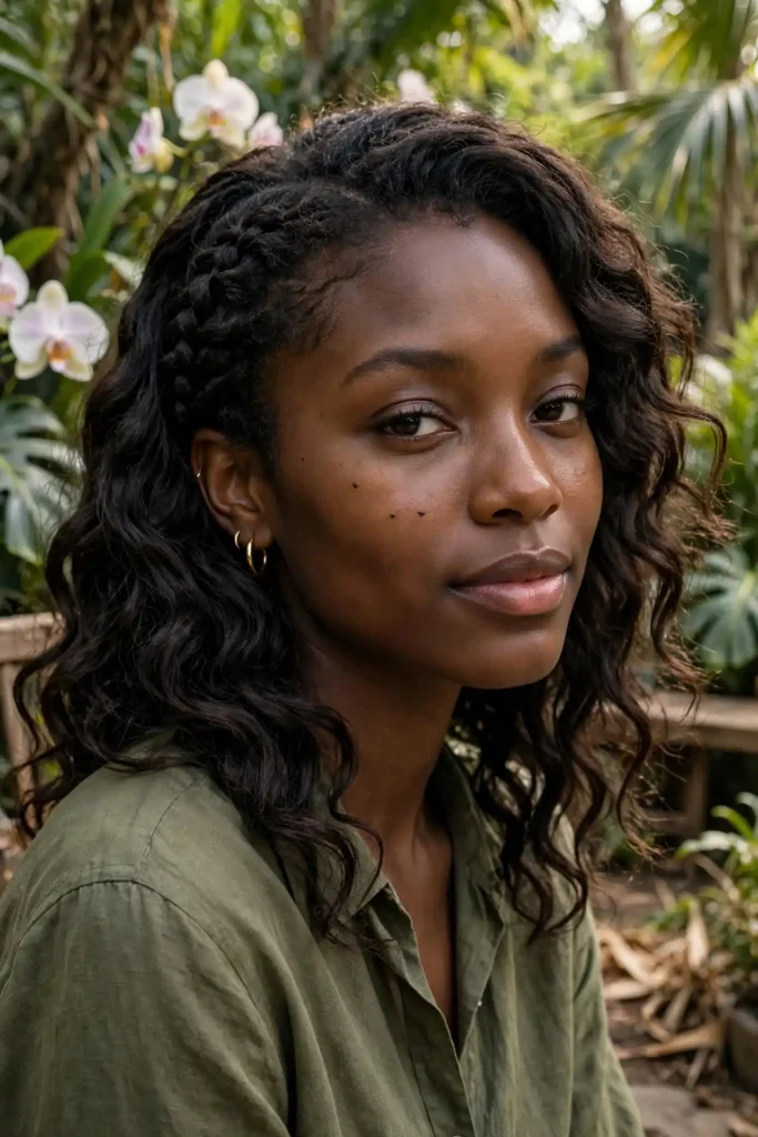 13 Natural Hairstyle Ideas, From Embracing Shrinkage to Showing Off Your Length 5 04 braid out