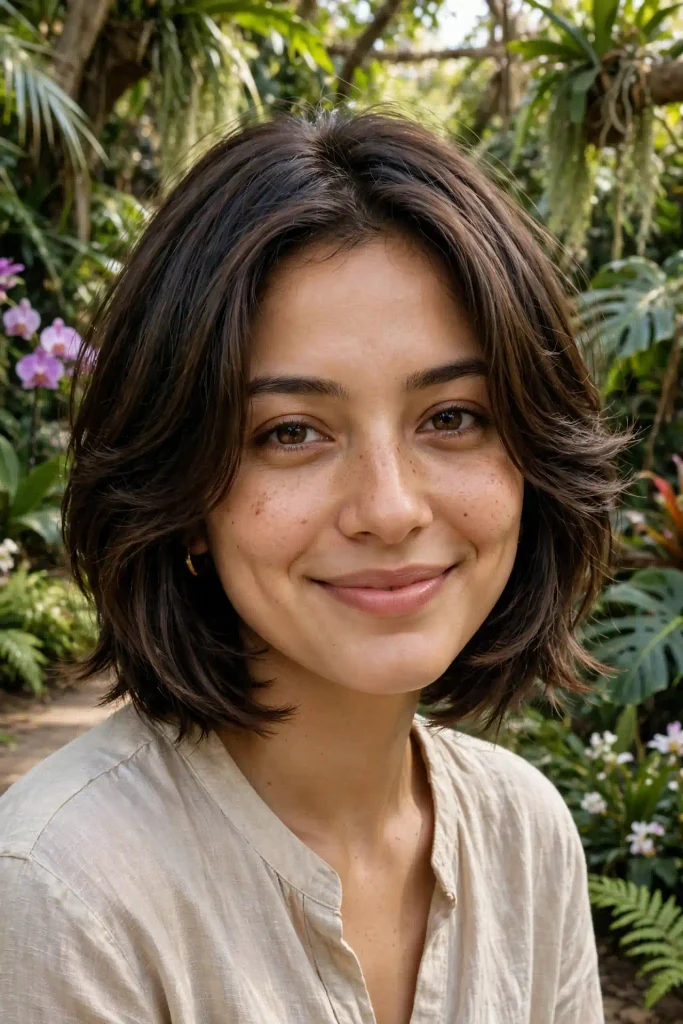 06 face framing layered bob