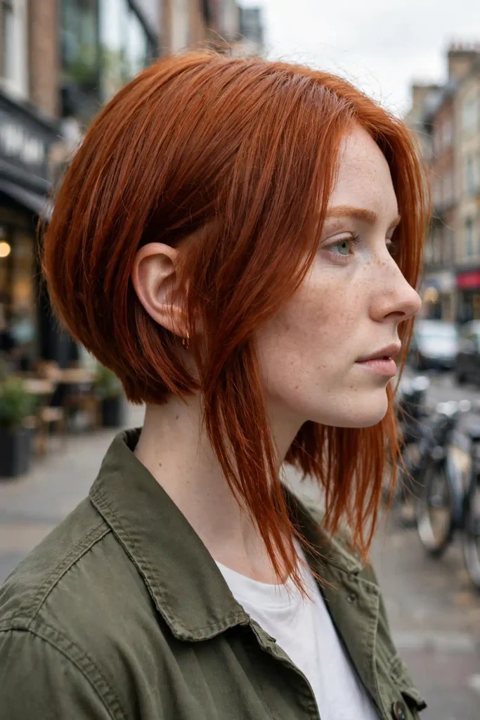 15 Hairstyles for Oval Faces, Chosen by the Feature You Want to Show Off 9 08 asymmetric bob