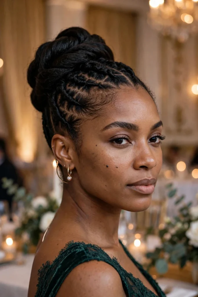 08 flat twist updo