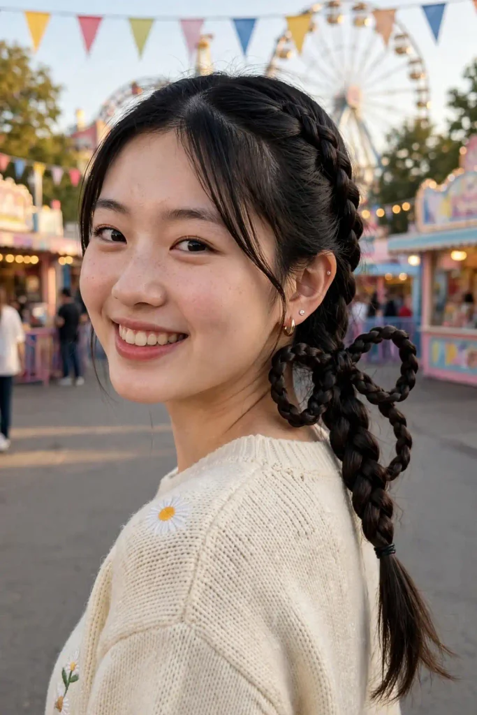 10 bow braid