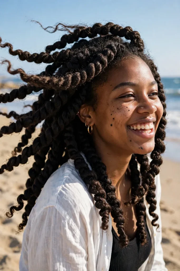 10 chunky twists braids