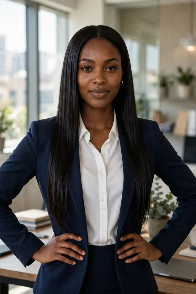 13 Natural Hairstyle Ideas, From Embracing Shrinkage to Showing Off Your Length 11 10 silk press