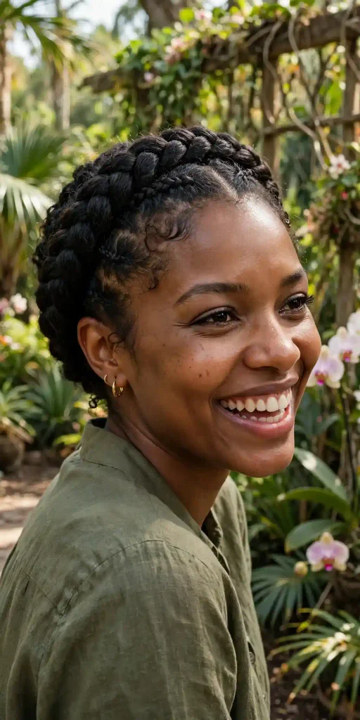 12 Protective Hairstyle Ideas That Actually Protect Your Hair 13 12 halo braid braided crown 1