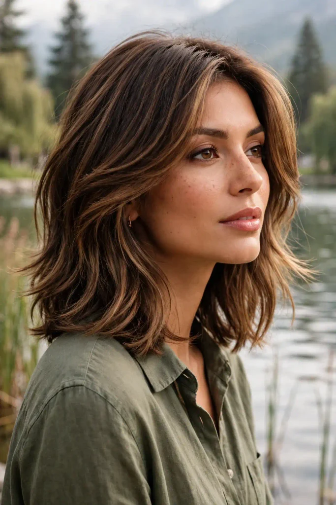 13 layered lob soft flicks