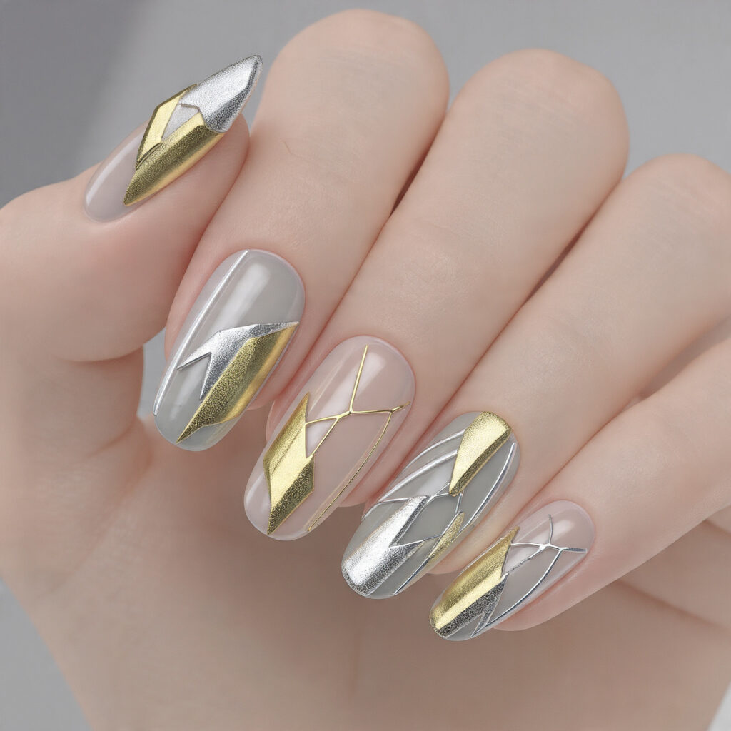 13 3D Nail Art Ideas: Cute, Bold, and Totally Doable Designs 14 3d quilted designer inspired pattern nails