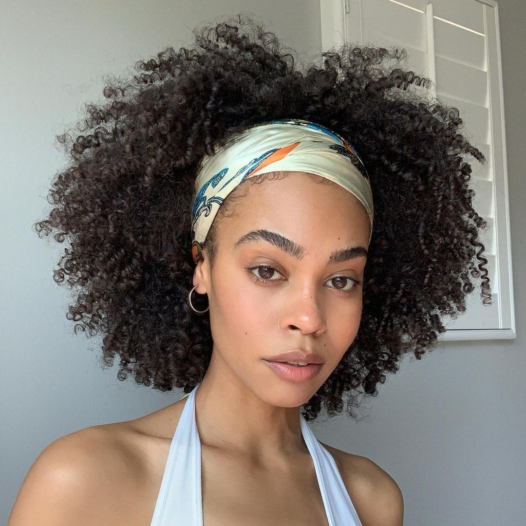 12 Afro Hairstyle Ideas That Are Bold, Gorgeous, and Seriously Easy to Love 7 Afro with Headband