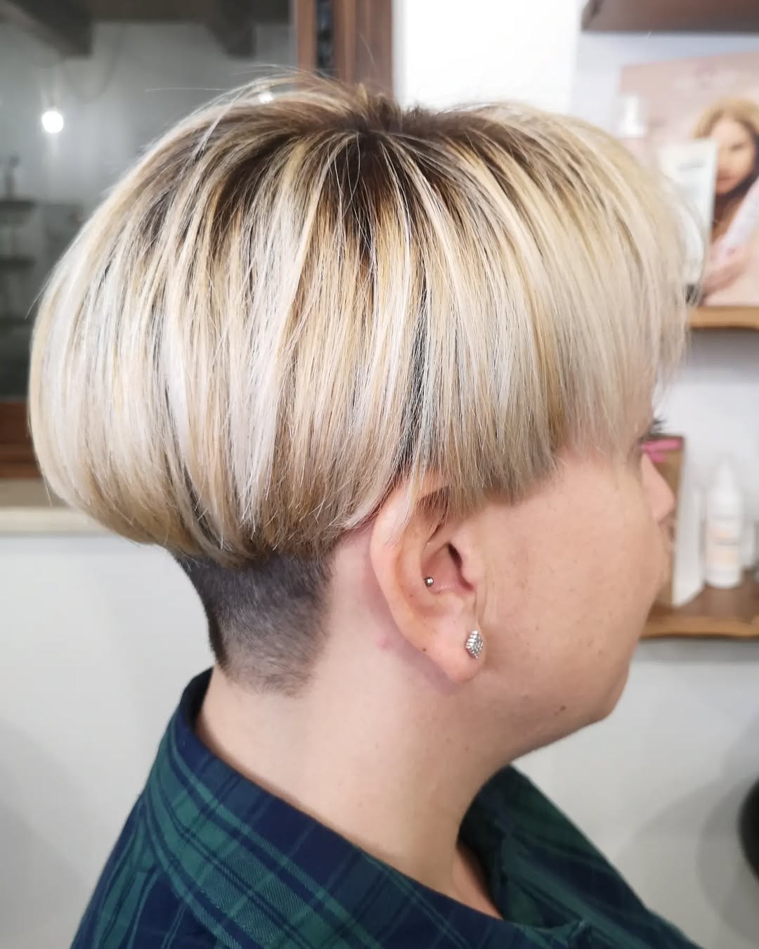 13 Short Blonde Haircuts That Will Make You Want to Book a Salon Appointment ASAP 9 Blonde Undercut Pixie