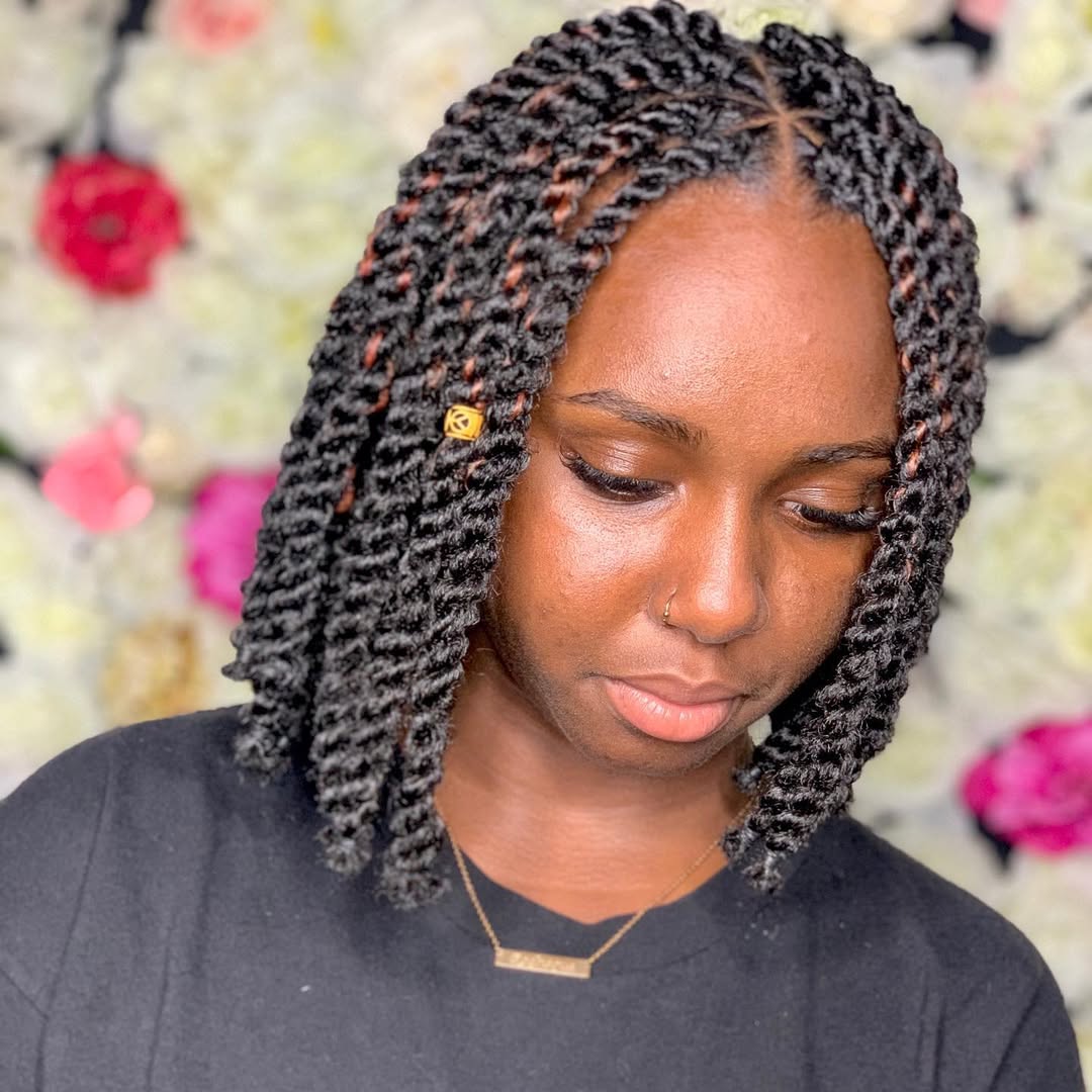 13 Twist Hairstyles Ideas That Are Cute, Low-Effort, and Honestly So Good 11 Bob-Length Twists