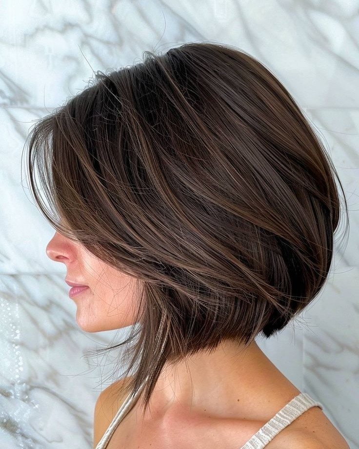 14 Short Haircuts for Women That Will Have You Feeling Chic & Sassy (Because Who Needs Long Hair Anyway?) 8 Bouncy Bob with Layers