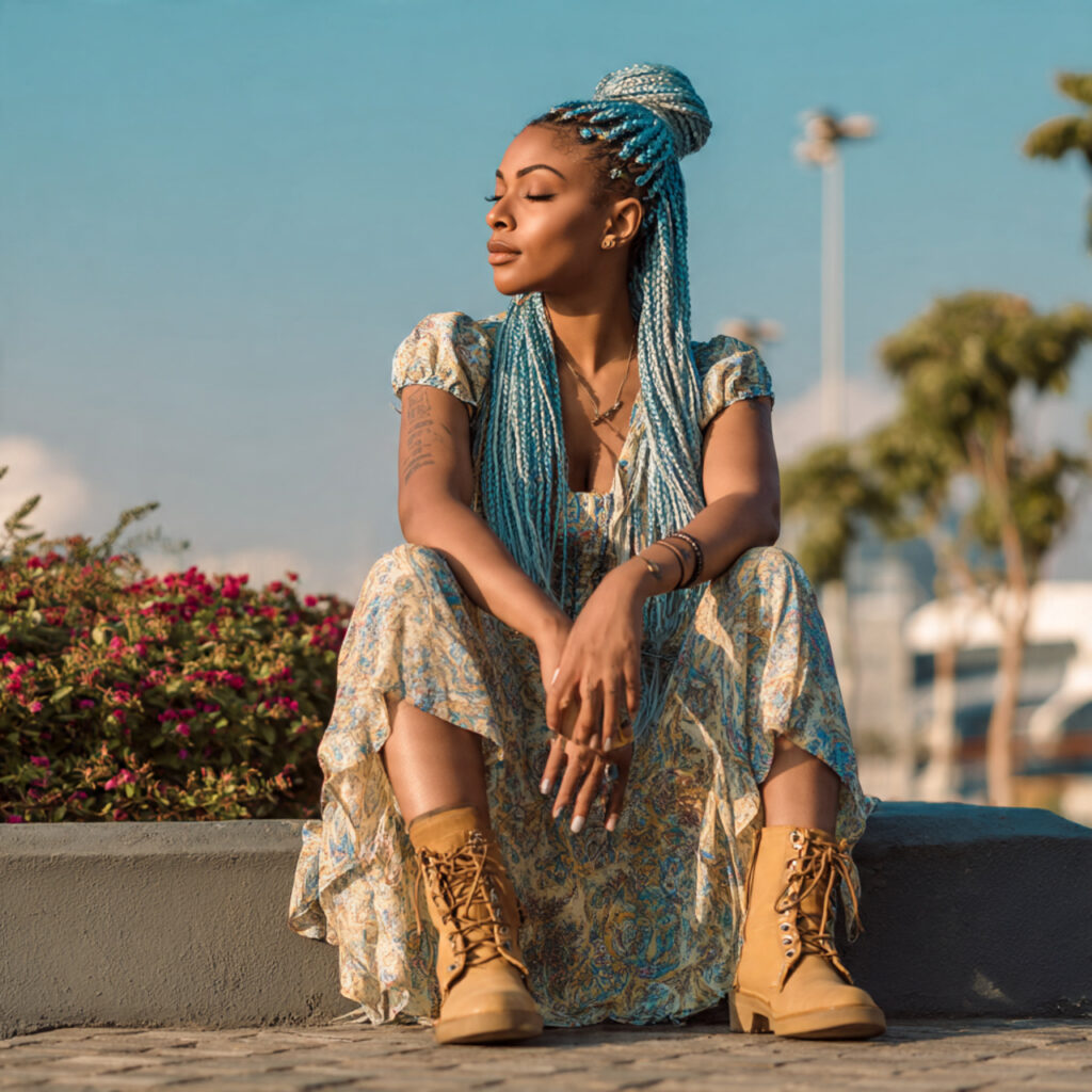 12 Protective Hairstyle Ideas That Are Cute, Low-Maintenance, and Seriously Save Your Hair 2 Box Braids