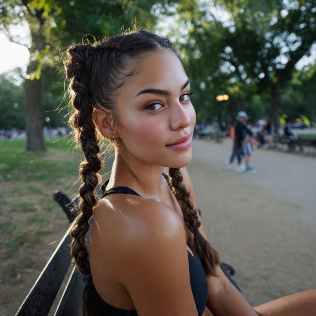 15 Braided Ponytail Hairstyles That Are So Pretty, You’ll Want to Try One Tomorrow 13 Boxer Braids Into Ponytail
