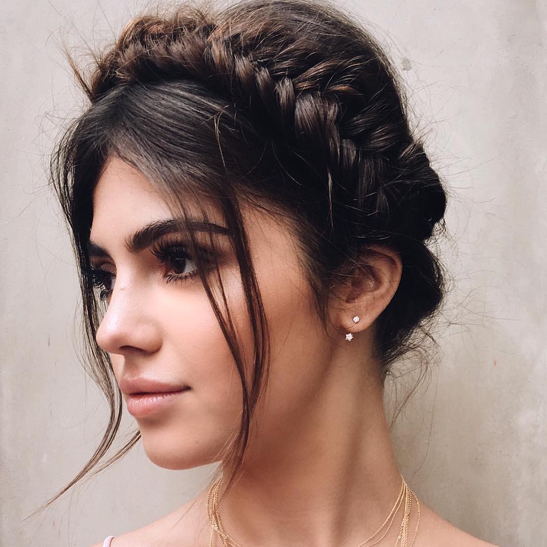 14 Formal Hairstyles Ideas That'll Make You Look Like You Have a Personal Stylist (DIY in 10 Minutes Flat!) 4 Braided Crown Updo