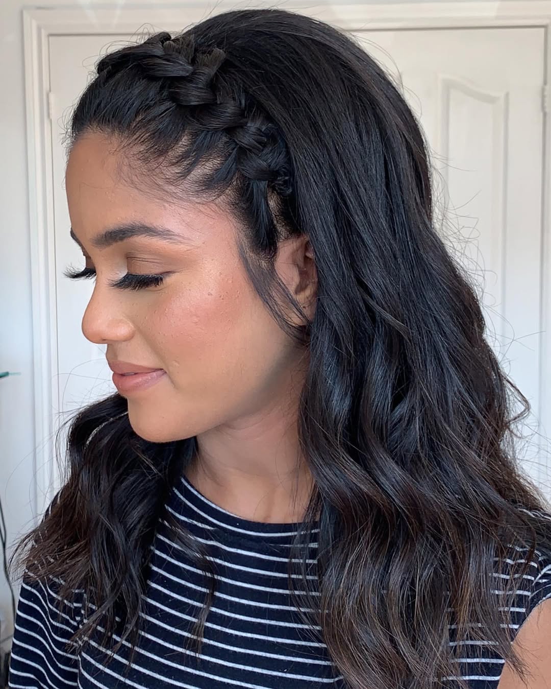 13 Softball Hairstyles Ideas That’ll Score Major Style Points on the Diamond (Helmet Hair? Never Heard of Her) 6 Braided Headband Style