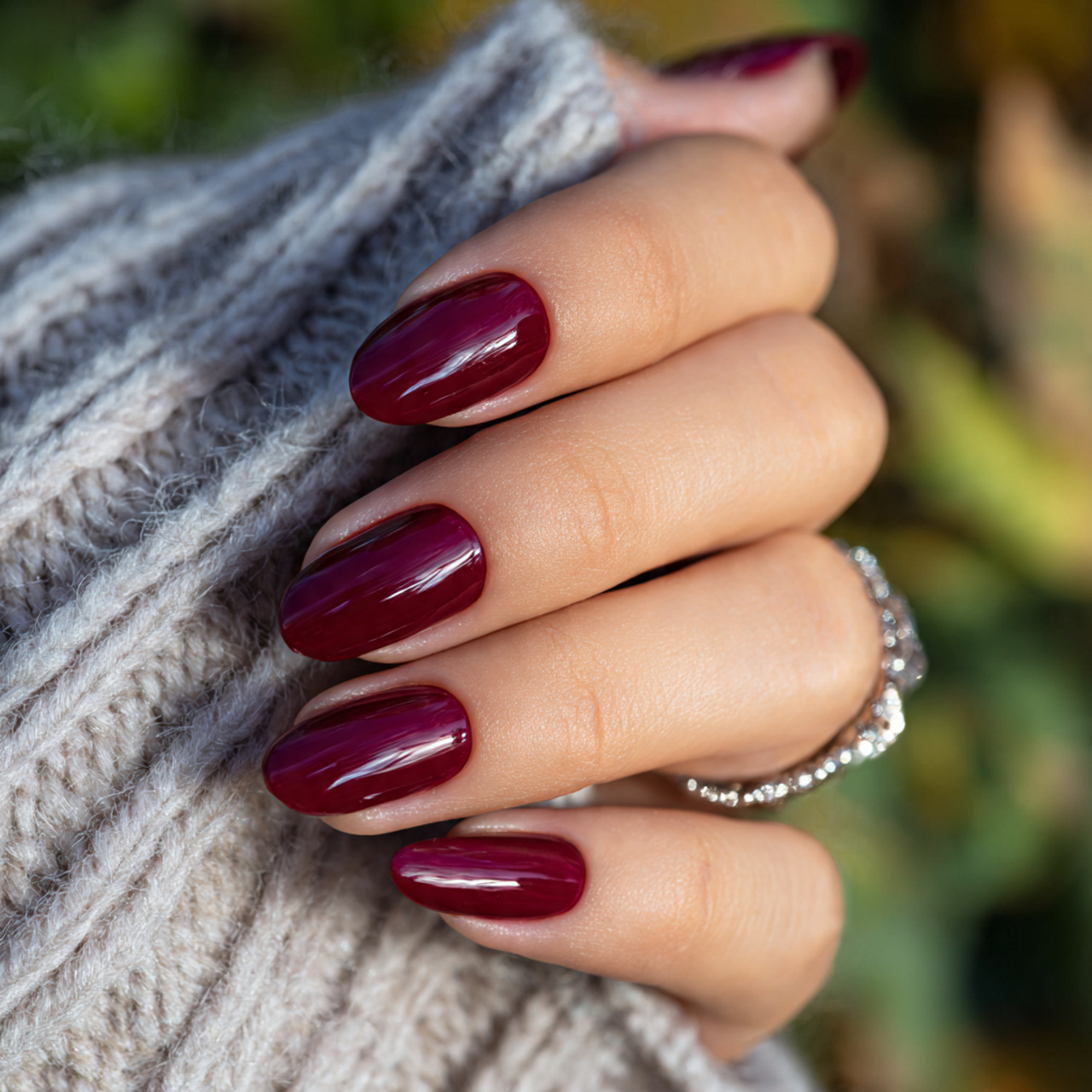 12 Nail Art Maroon Ideas: Bold, Classy, and Surprisingly Versatile 2 Classic Glossy Maroon
