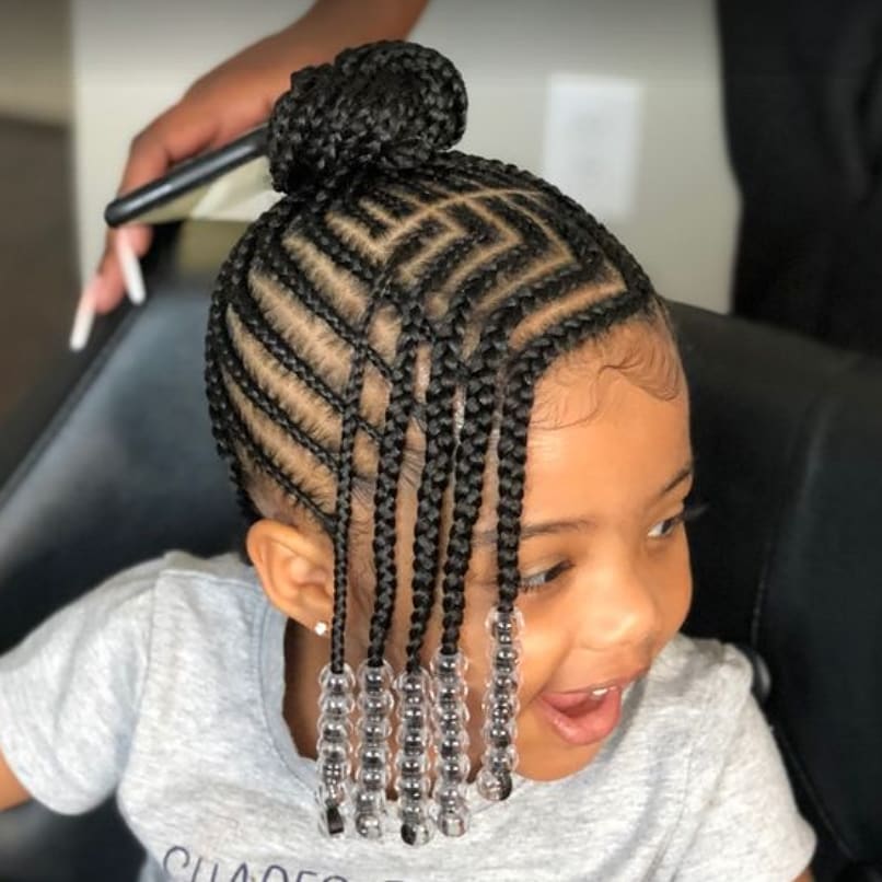 14 Kids Braided Hairstyles That Are Cute, Easy, and Picture-Day Ready 15 Cornrow-Inspired Braids with Beads
