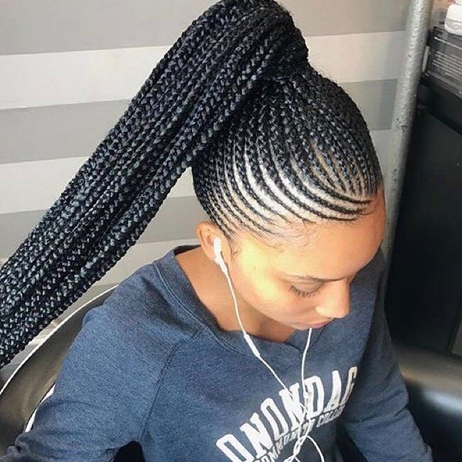13 Natural Hairstyle Ideas That'll Make You Fall in Love With Your Hair All Over Again 12 Cornrows hairstyle