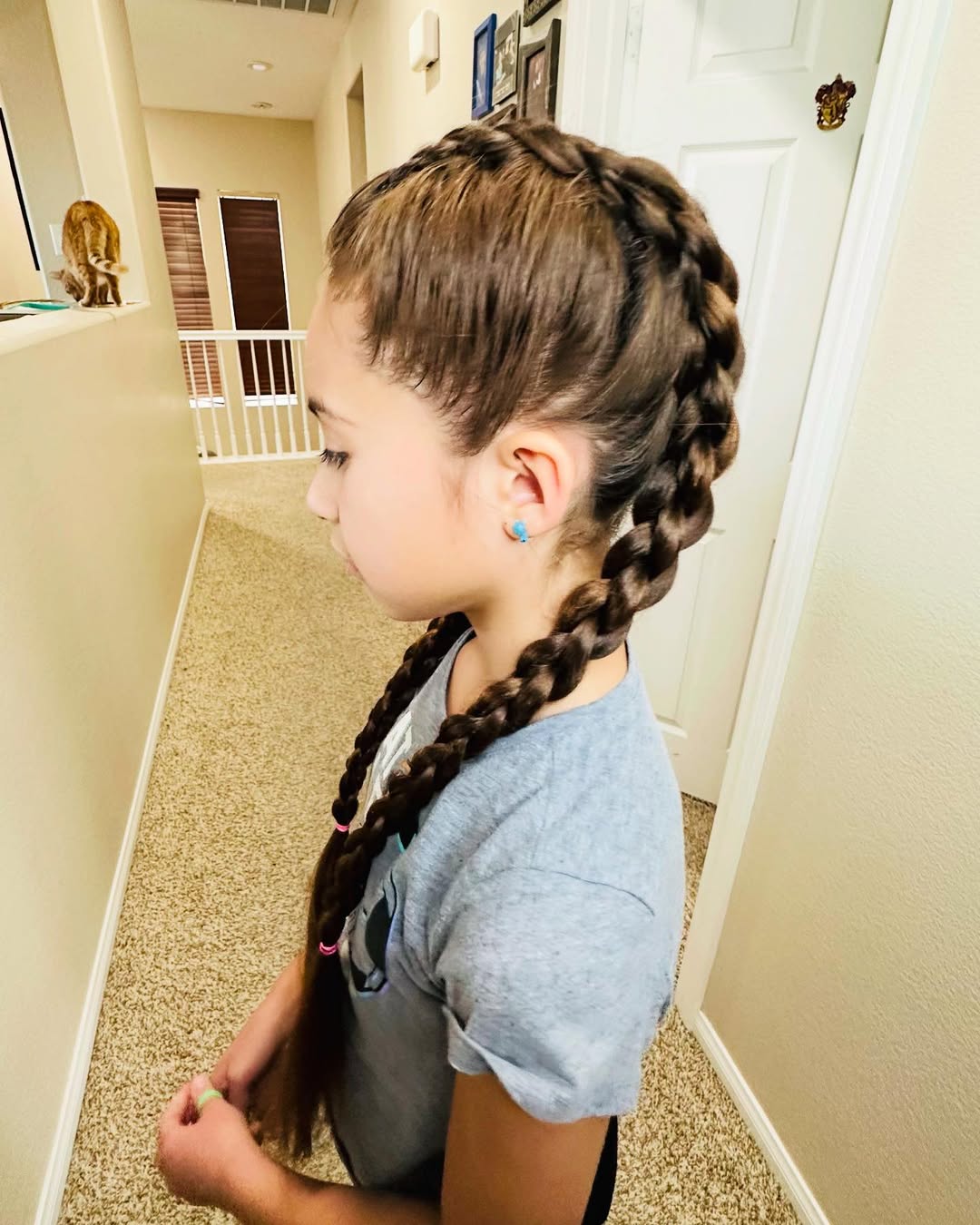 14 Kids Braided Hairstyles That Are Cute, Easy, and Picture-Day Ready 11 Four-Strand Braid