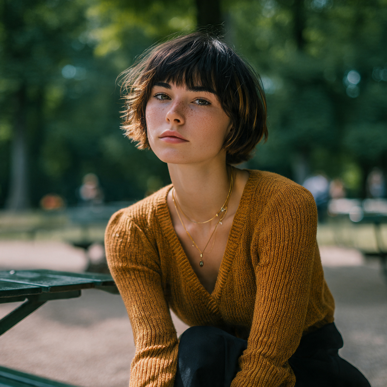 15 Oval Face Hairstyles Ideas That'll Give You Instant Main Character Energy in 2026 12 French Bob with Wispy Ends