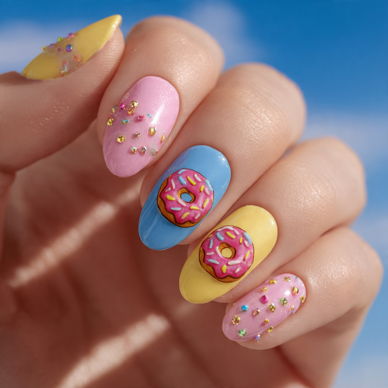 14 Nail Art Ideas: Fresh Designs You’ll Actually Want to Wear 4 Glazed Donut Nails