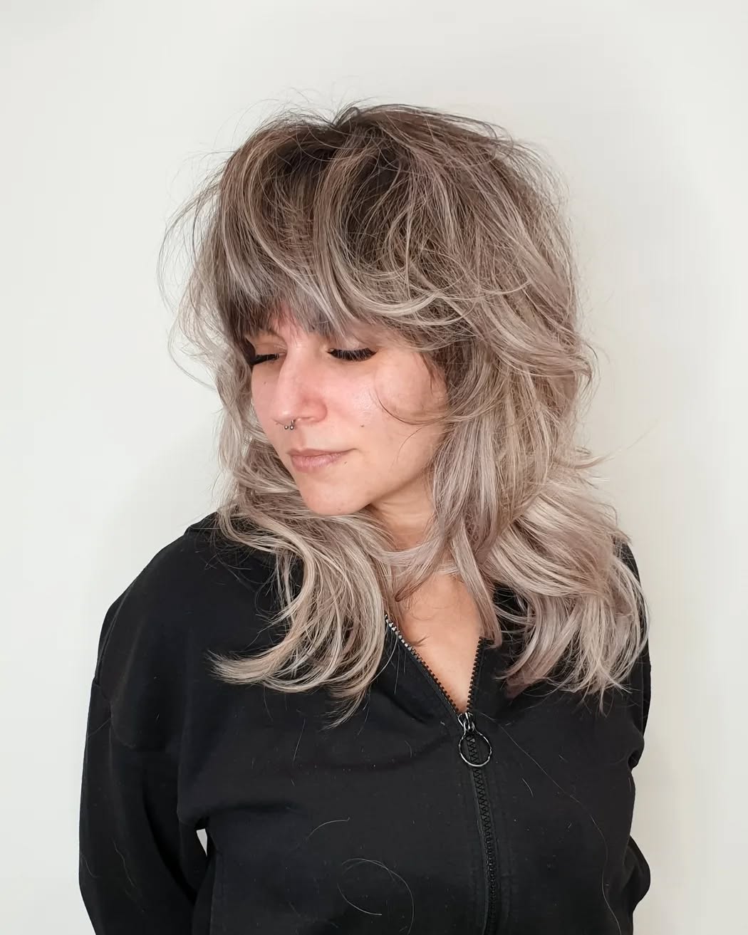 12 Wolf Cut With Bangs Ideas 2026 — The Trendy Hairstyle Guide You Have Been Waiting For 3 Shaggy Wolf Cut With Wispy Bangs