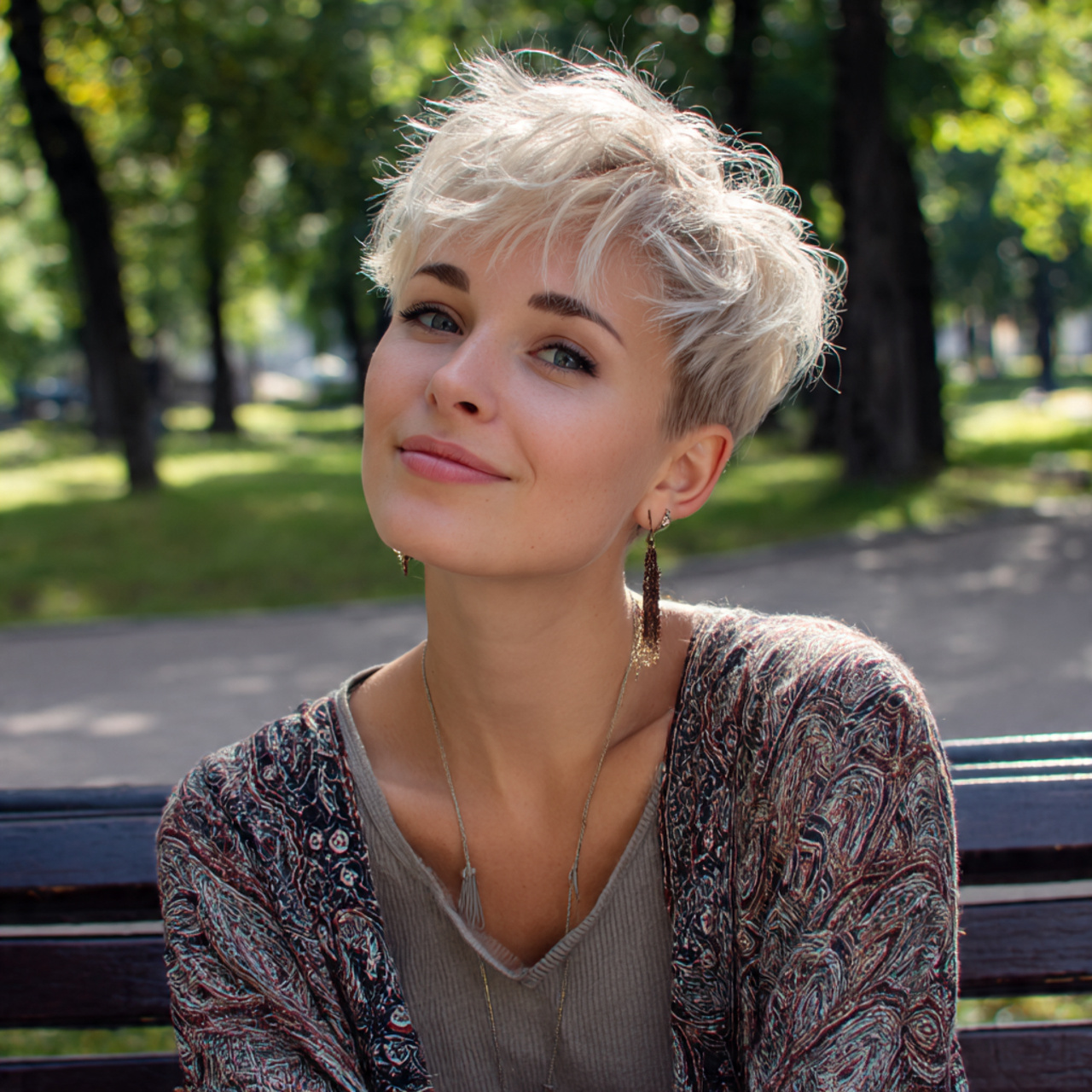 15 Oval Face Hairstyles Ideas That'll Give You Instant Main Character Energy in 2026 2 Textured Pixie Cut with Choppy Layers