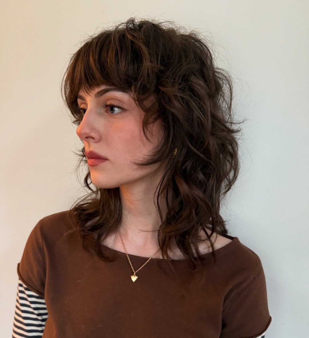 14 Short Hair with Bangs Ideas You Can Totally Rock Tomorrow 12 The Messy Shag + Blunt Bangs