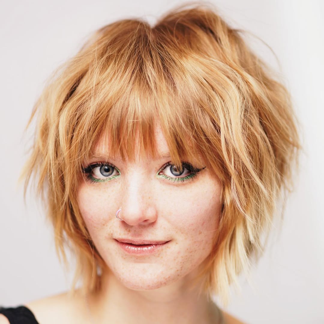 15 Short Layered Haircuts You Need to Try Now: Easy, Chic, and Totally Wearable 2 The Shaggy Bob