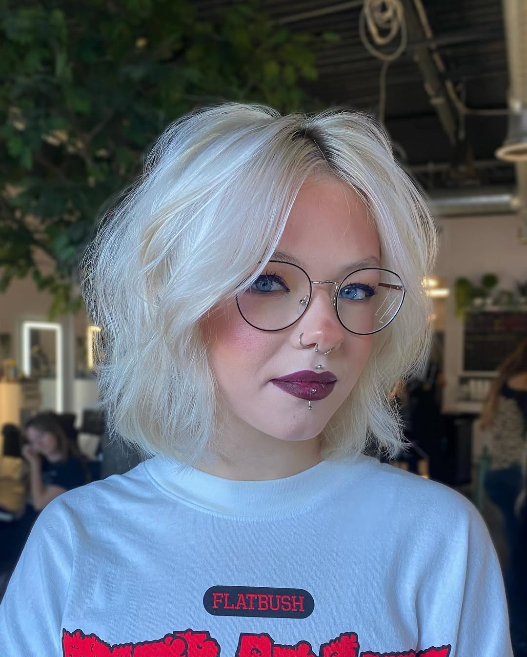 14 Short Hair with Bangs Ideas You Can Totally Rock Tomorrow 4 The Tousled Lob + Choppy Bangs