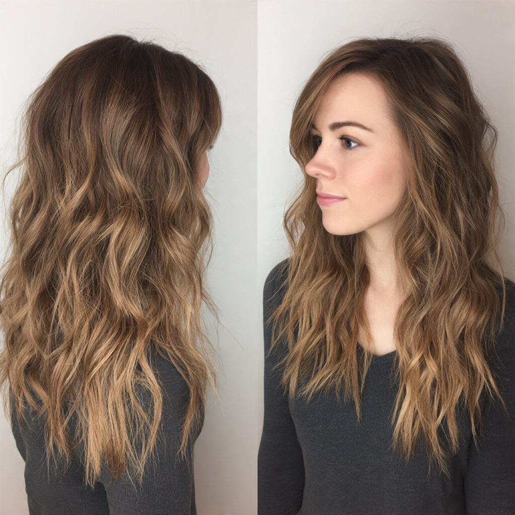 14 Open Hairstyle Ideas That Are Cute, Easy, and Giving Main-Character Energy 9 beachy textured open hair