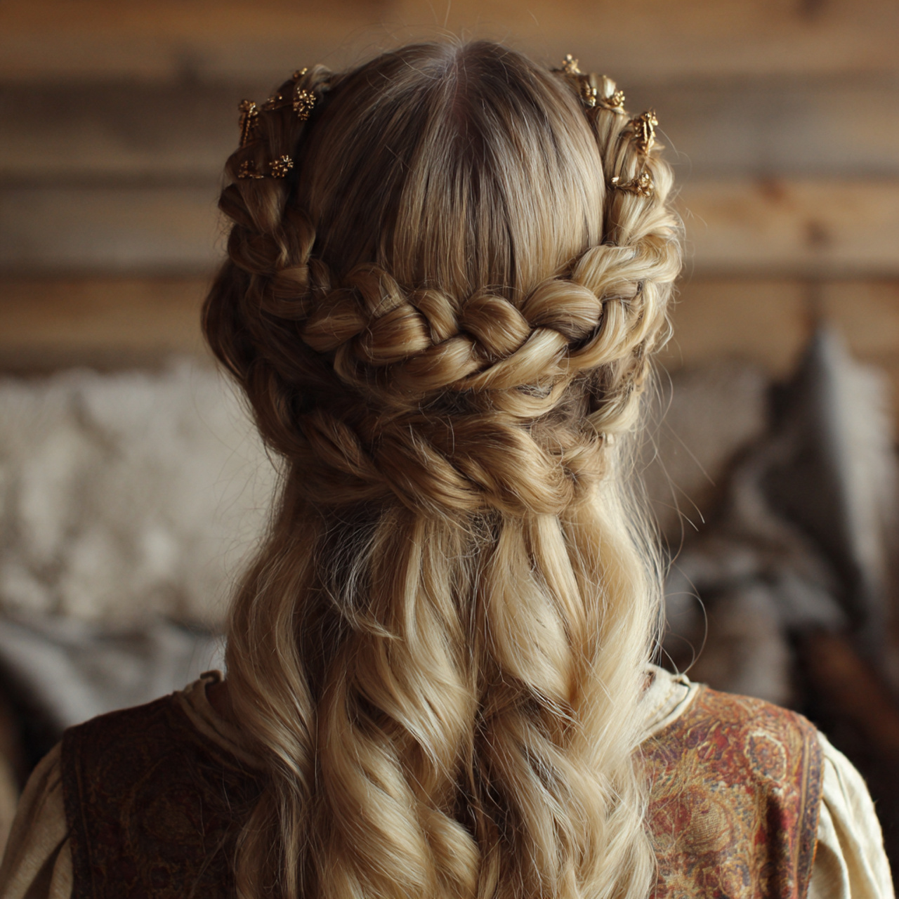 14 Middle Part Hairstyles Ideas That’ll Make You the Hair Icon of 2026 (Bye, Side Part Drama!) 14 Braided Middle Part Crown