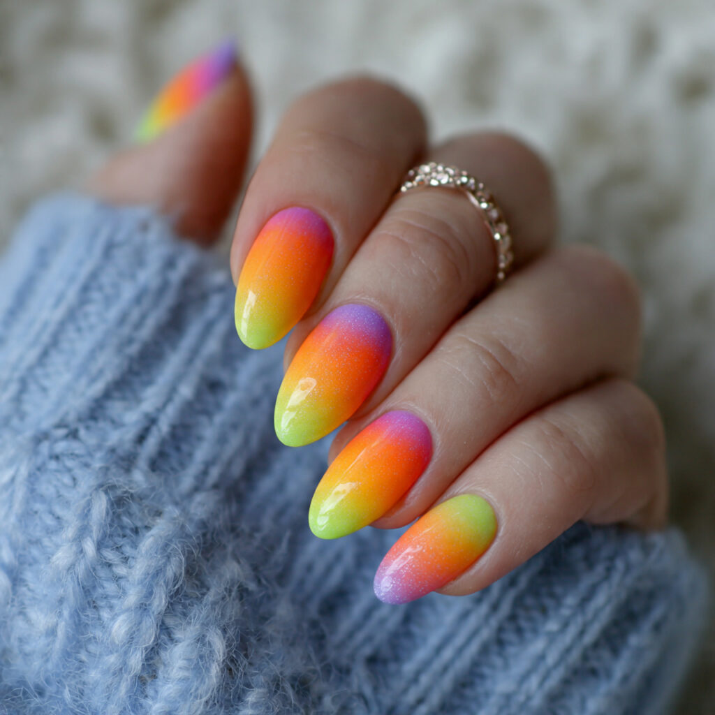 15 Trending Summer Nails Everyone Is Obsessed With Right Now (Your Next Mani Is Waiting) 11 colorful ombre nails