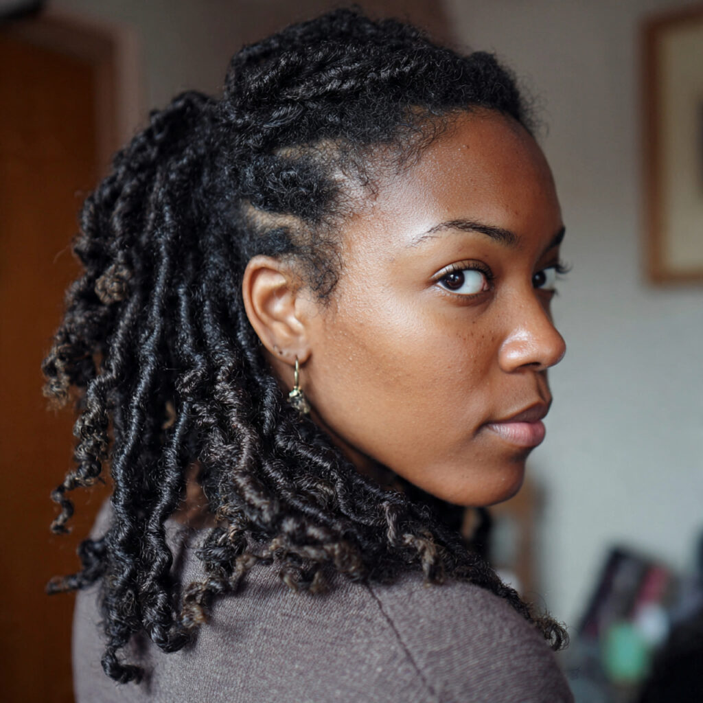 13 Locs Hairstyle Ideas That Are About to Be Your Whole Personality 10 curled ends on locs