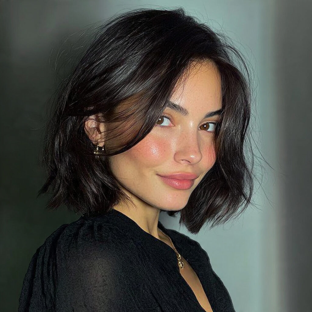 12 Side Part Hairstyles That Instantly Make You Look More Polished 4 deep side part bob for women