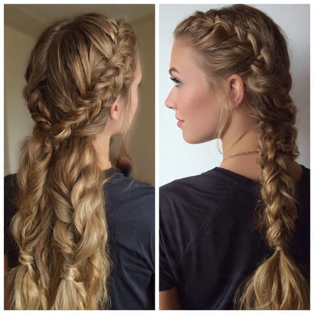 14 Greasy Hair Hairstyles That Actually Look Chic, Not “I Overslept Again.” 8 dutch braids for greasy hair hairstyles