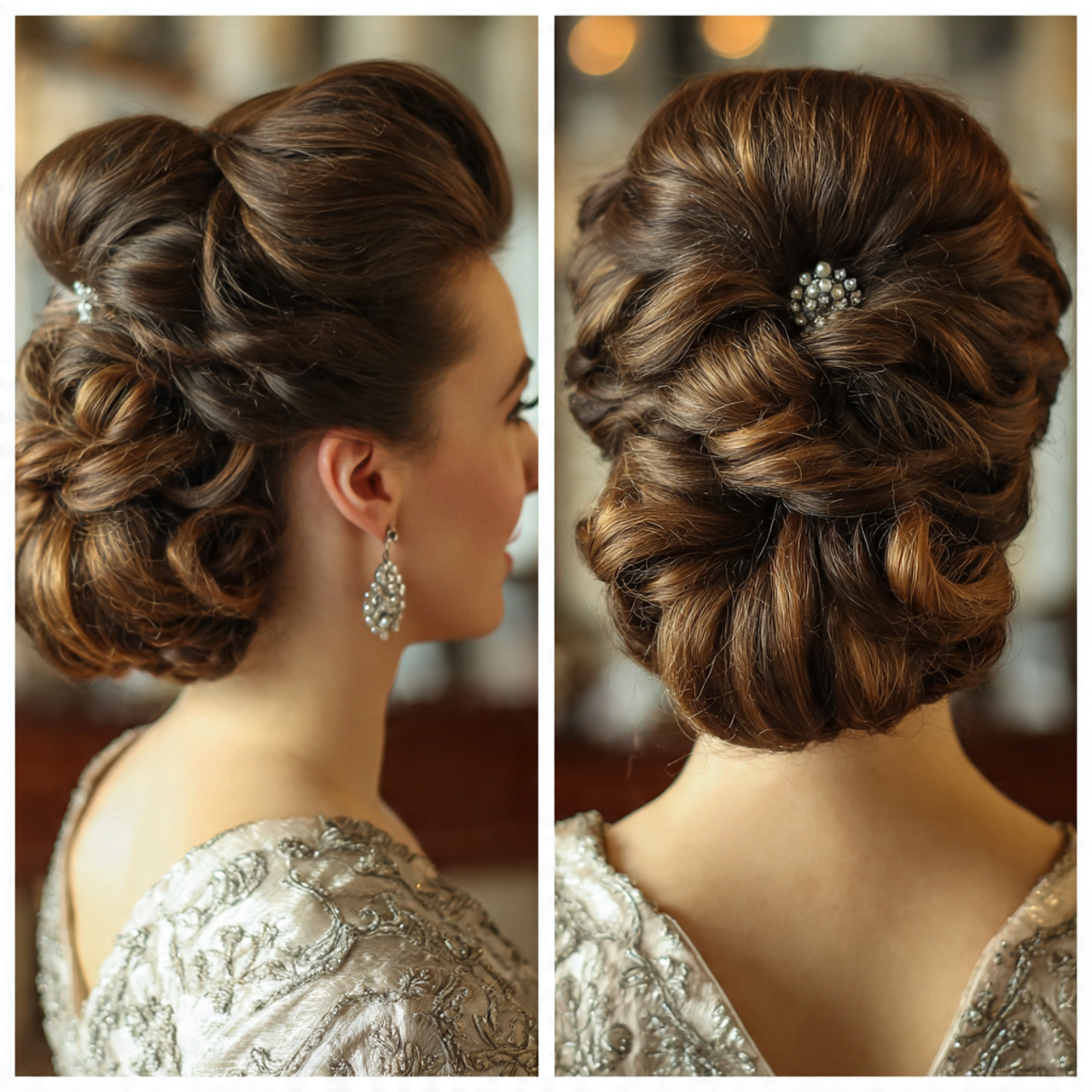14 Formal Hairstyles Ideas That'll Make You Look Like You Have a Personal Stylist (DIY in 10 Minutes Flat!) 15 Glamorous Pinned Updo