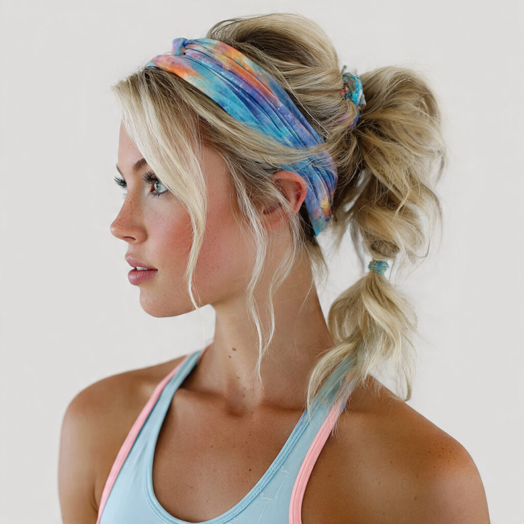 13 Volleyball Hairstyles Ideas That Are Cute, Game-Ready, and Actually Stay Put 13 headband ponytail for volleyball hairstyles