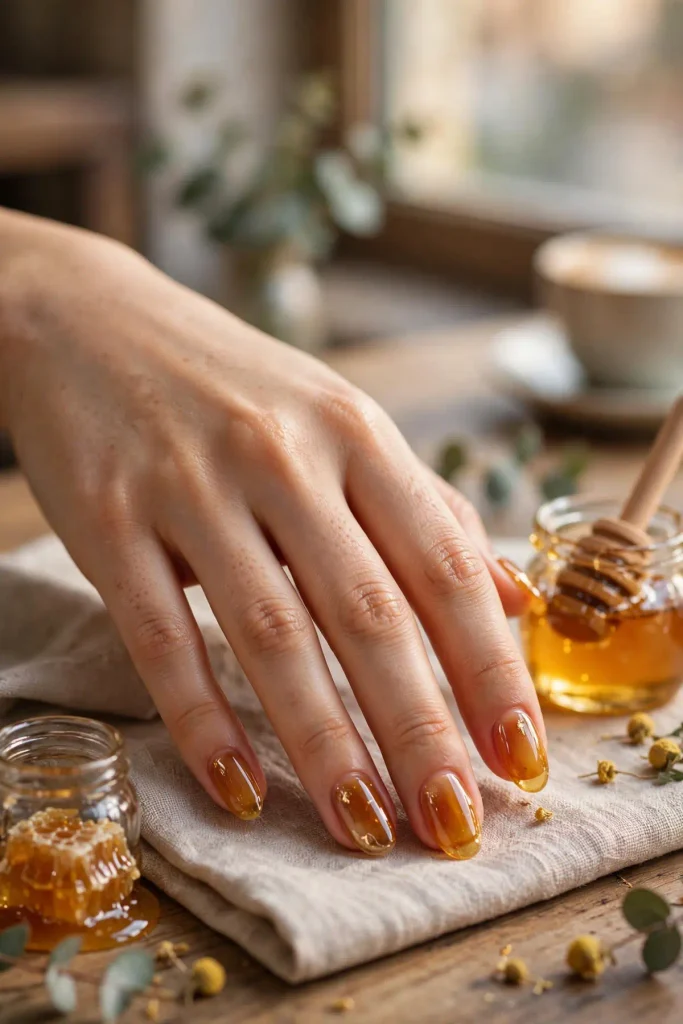 14 Korean Nail Art Ideas, Starring Your Inner K-Drama Cast 4 k01 syrup nails