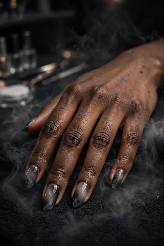 14 Korean Nail Art Ideas, Starring Your Inner K-Drama Cast 8 k06 smoky aura