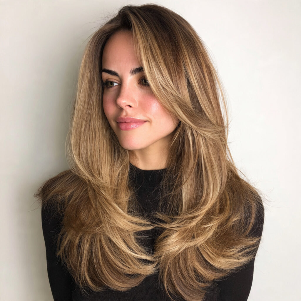 12 Side Part Hairstyles That Instantly Make You Look More Polished 13 layered blowout with a side part for women