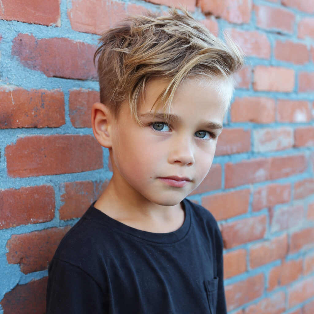 14 Boy Hairstyle Ideas That Are Seriously Cool Right Now 13 long top short sides for boy