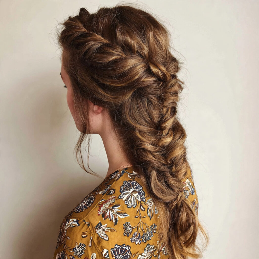 15 Quick Braided Hairstyles Ideas That Make You Look Put-Together in Minutes 3 loose french braid