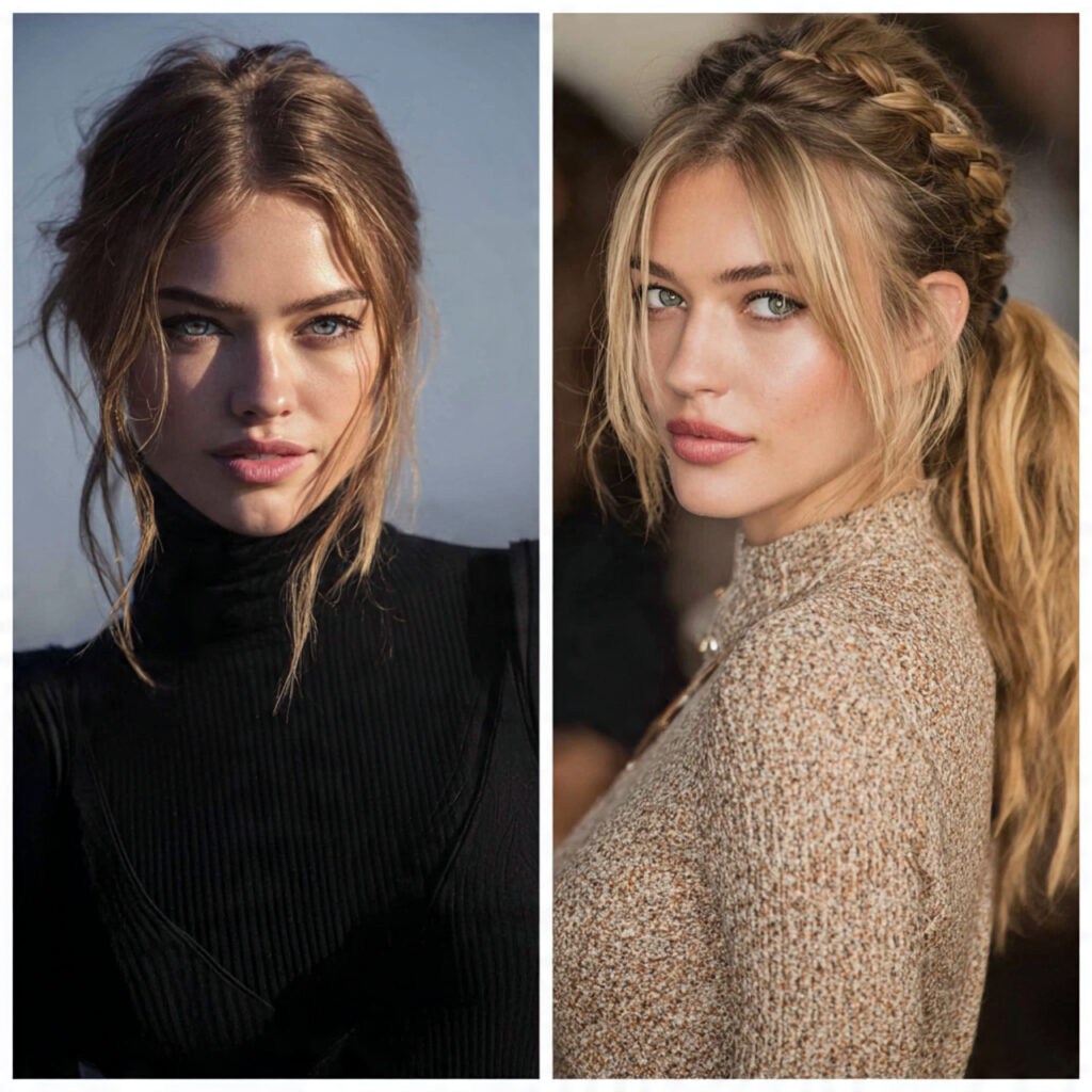 14 Greasy Hair Hairstyles That Actually Look Chic, Not “I Overslept Again.” 4 middle part low pony for greasy hair hairstyles