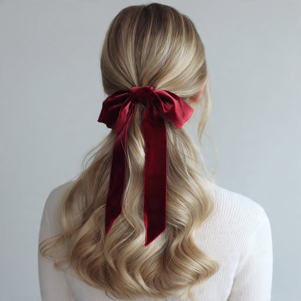 14 Graduation Hairstyles Ideas That’ll Have You Looking Like the Main Character on Your Big Day (Zero Stylist Needed, Bestie!) 11 Ribbon Half-Up Ponytail