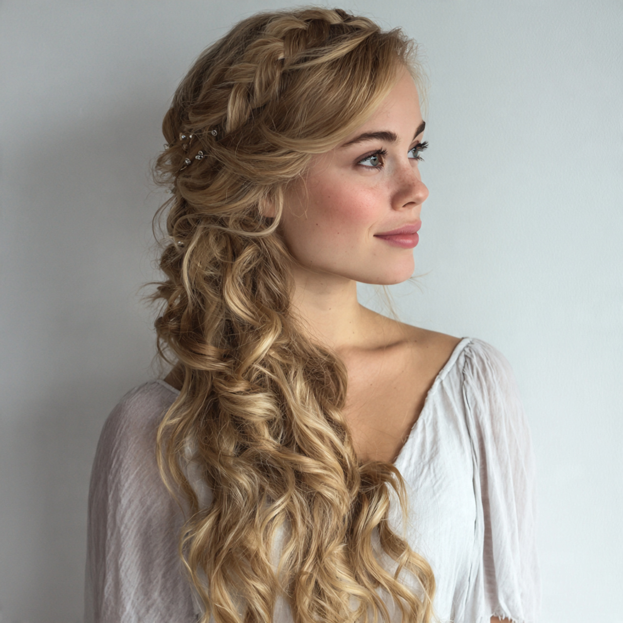 14 Formal Hairstyles Ideas That'll Make You Look Like You Have a Personal Stylist (DIY in 10 Minutes Flat!) 13 Romantic Side-Swept Curls