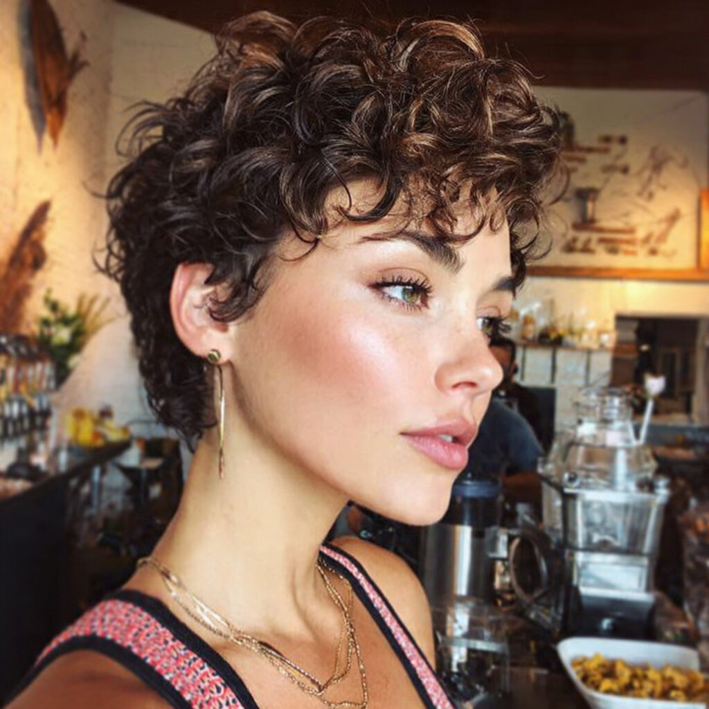 14 Short Curly Hairstyles That Are Cute, Cool, and Basically Doing the Most in the Best Way 10 short curly wolf cut for short curly hairstyles