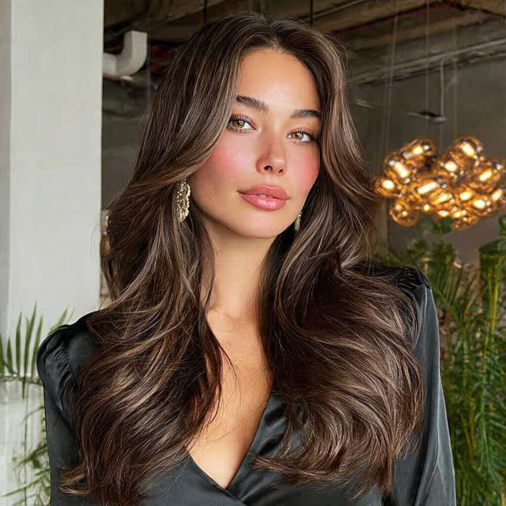 14 Open Hairstyle Ideas That Are Cute, Easy, and Giving Main-Character Energy 4 side part glam open hair