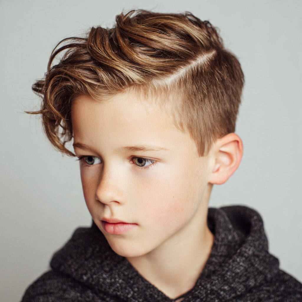 14 Boy Hairstyle Ideas That Are Seriously Cool Right Now 5 side part hairstyle for boy