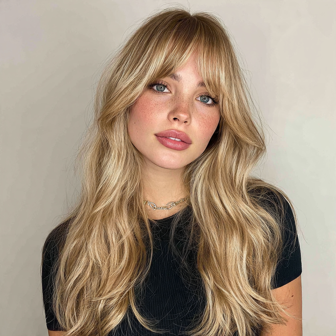 14 Girl Hairstyles Ideas That Are Taking Over 2026 – So Cute & Easy You'll Copy Them All Tomorrow 15 Soft Waves with Curtain Bangs